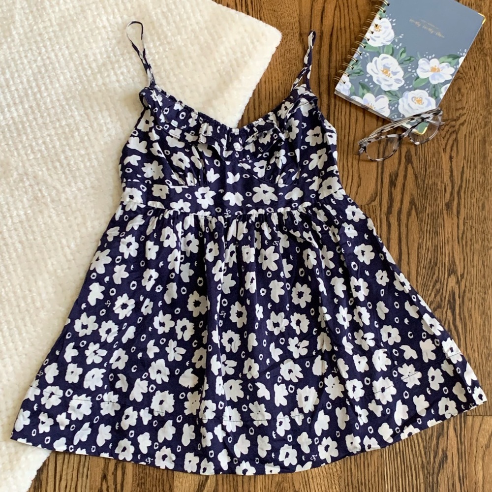 Vintage floral baby doll top